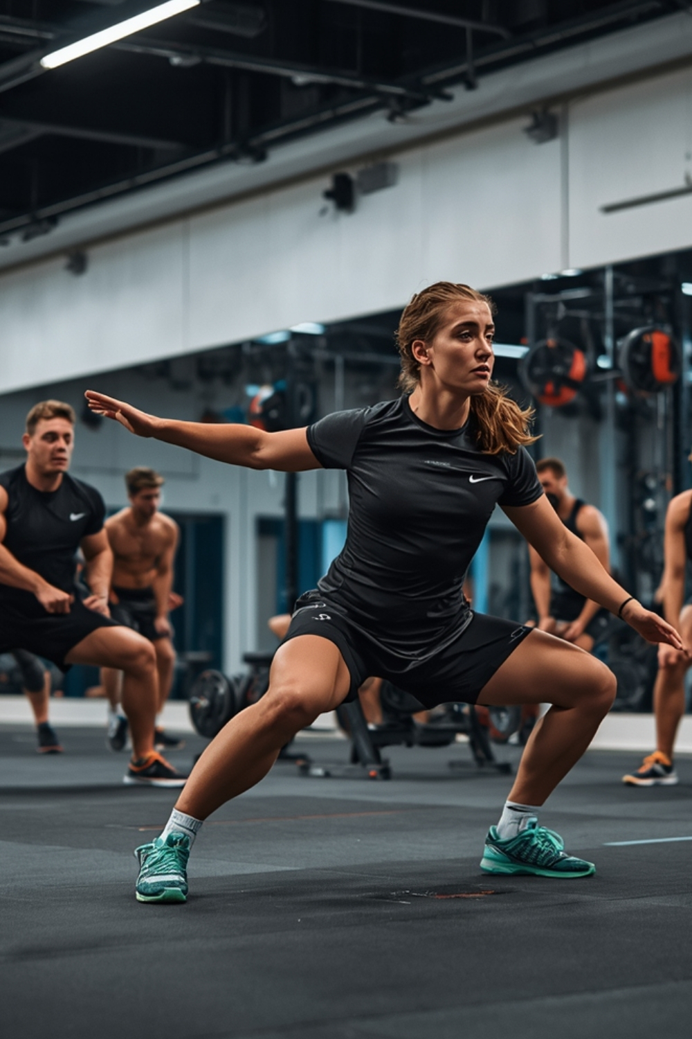 Sesión de entrenamiento funcional supervisado en Healthy Fitness Madrid