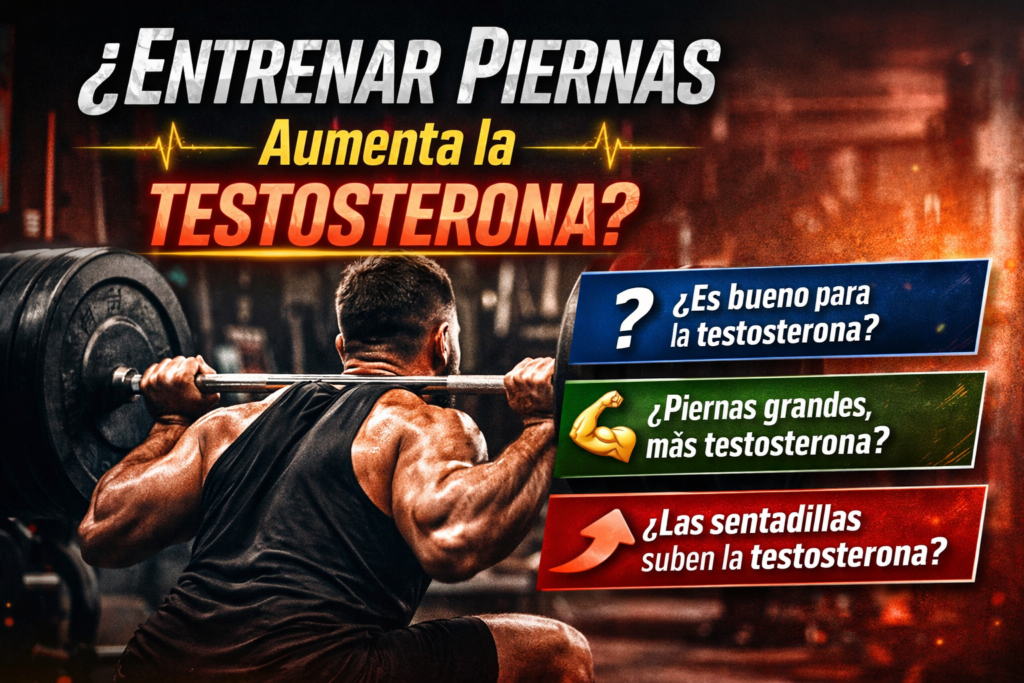 entrenar piernas aumenta la testosterona