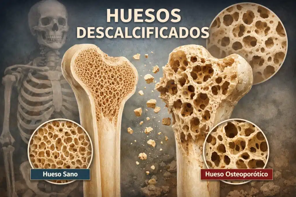 huesos descalcificados