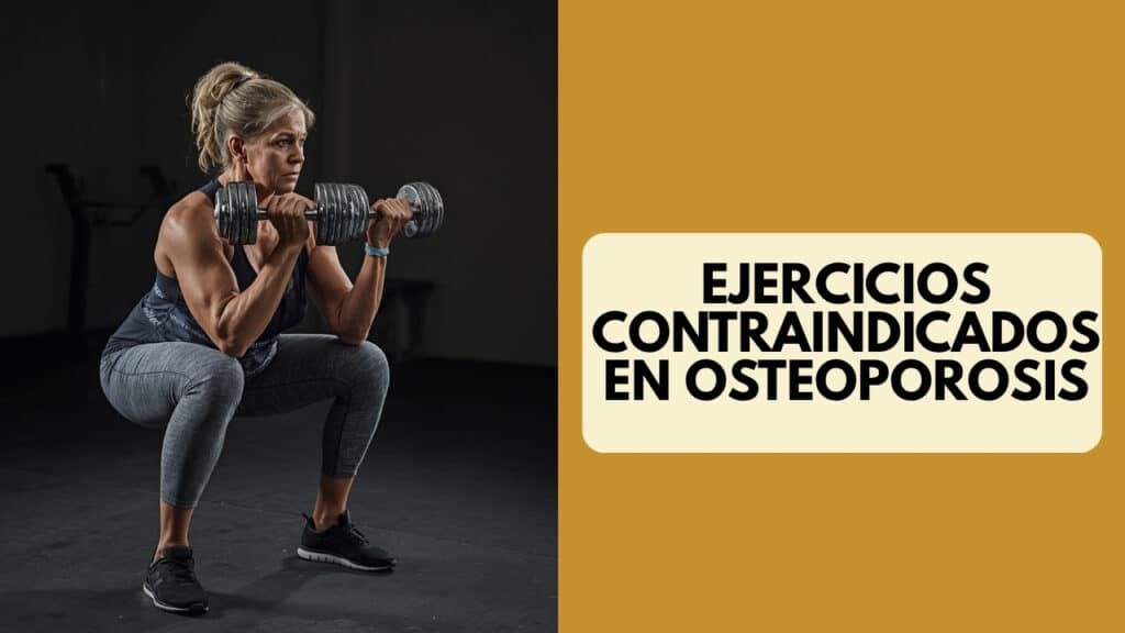 ejercicios contraindicados en osteoporosis