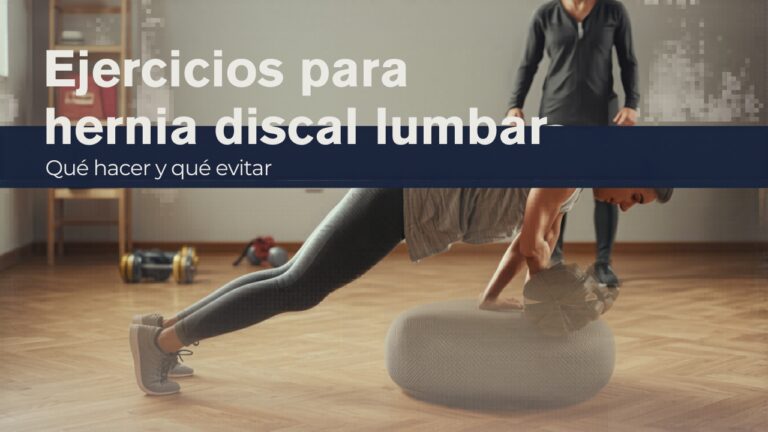 ejercicios para hernia discal lumbar