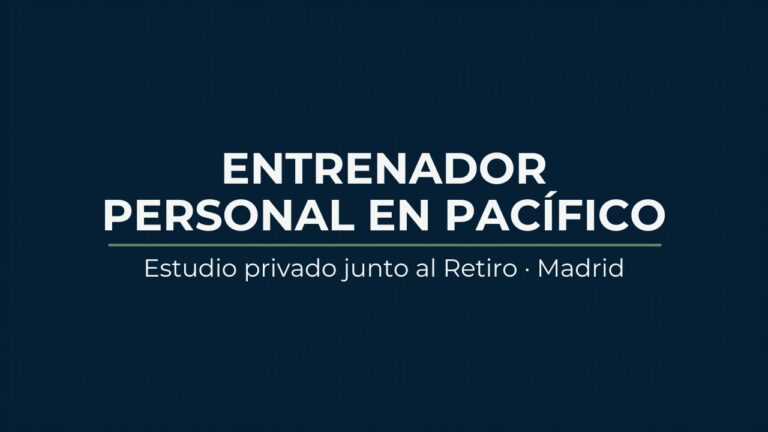 entrenador personal en pacifico